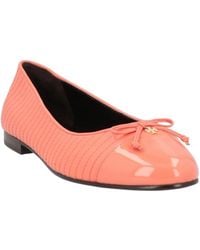 Tory Burch - Minimalist Round-Toe Leather Shoes - Lyst