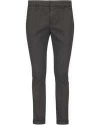 Dondup - Mid Rise Slim Fit Trousers - Lyst