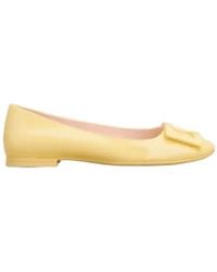 Roger Vivier - Logo Embossed Flat Shoes - Lyst