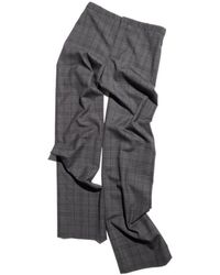 Gucci - Checked Fine Wool Pants - Lyst