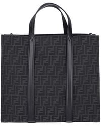 Fendi - Ff Motif Jacquard Tote Bag - Lyst