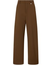GIUSEPPE DI MORABITO - Wide-Leg Wool Pants - Lyst