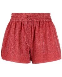Oséree - Oséree Lumière Lurex High Waist Shorts - Lyst