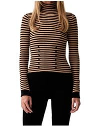 Twinset - Striped Knit Top - Lyst
