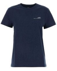 A.P.C. - Cohbo Logo Printed Crewneck T-Shirt - Lyst