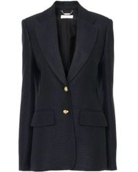 Chloé - Chloé Single-Breasted Tailored Jacket - Lyst