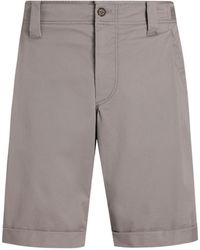 Dolce & Gabbana - Cuffed Topstitched Chino Shorts - Lyst