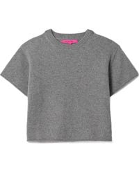 The Elder Statesman - Short-Sleeved Cashmere Sweater - Lyst