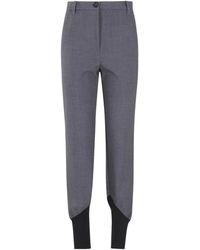Pinko - Panelled Straight-Leg Trousers - Lyst