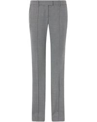 The Attico - Wool And Cotton-Blend Straight-Leg Pants - Lyst