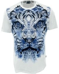 Just Cavalli - Pattern Printed Short-Sleeved T-Shirt - Lyst