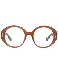 Loewe - Oval Frame Glasses - Lyst