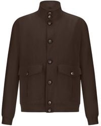Herno - Button-Up Bomber Jacket - Lyst