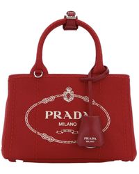 Prada - Jardinière Tote Bag - Lyst