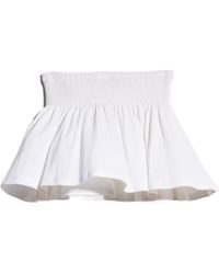 Gucci - Silk Jersey Skirt With Embroidery - Lyst