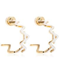 Marni - Zig-Zag Hoop Earrings - Lyst