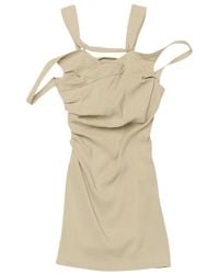 Jacquemus - Twist-Detail Mini Dress - Lyst