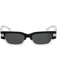 Versace - Eyewear Rectangle-Frame Sunglasses - Lyst