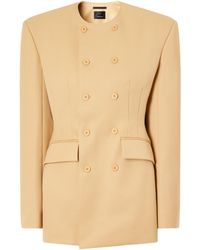 Wardrobe NYC - Double-Breasted Long-Sleeved Suit Jacket - Lyst