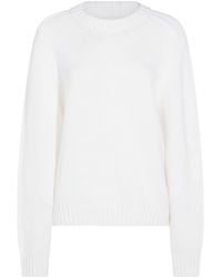 KHAITE - Long-Sleeved Crewneck Jumper - Lyst