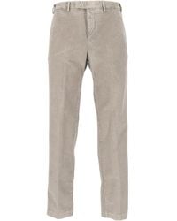 PT01 - Casual Trousers With Belt Loops - Lyst