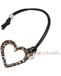 Ganni - Heart Shaped Pendant Keychain - Lyst