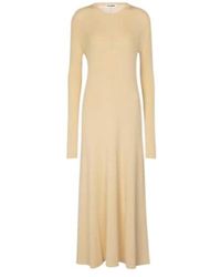 Jil Sander - Wool-Blend Midi Dress - Lyst