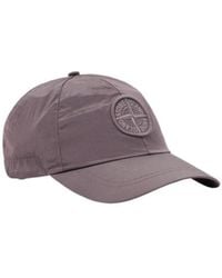 Stone Island - Baseball Cap With Compass Embroidery - Lyst