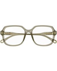 Chloé - Chloé Eyewear Square Frame Glasses - Lyst