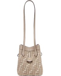 FENDI ♪ Fendi Origami ミニ ブルーデニム調FFジャカード Fendi Origami Mini Leather Blue | Fendi