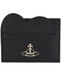 Vivienne Westwood - Logo Plaque Heart Card Holder - Lyst