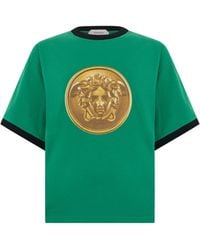 Versace - Medusa Coin Print T-Shirt - Lyst