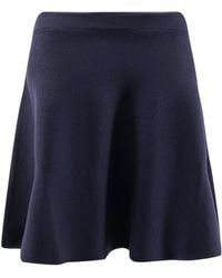 Max Mara - Ubalda Flared Knitted Skirt - Lyst