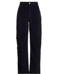 Ganni - Casual Corduroy Cargo Pants - Lyst