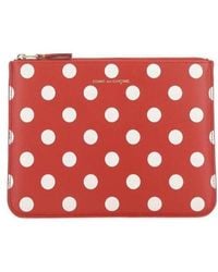 Comme des Garçons - Comme Des Garçons Wallet Polka Dot Clutch Bag - Lyst