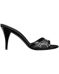 Gucci - Crystal Slide Sandal - Lyst