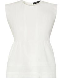 Weekend by Maxmara - Cotton Flared Blouse - Lyst