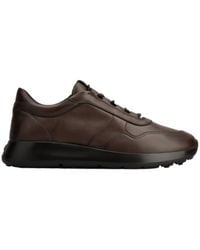 Tod's - Leather Lace-Up Sneakers - Lyst
