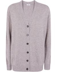 Aspesi - V-Neck Long-Sleeve Knit Top - Lyst
