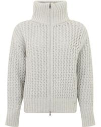 Herno - Zip-Up Sweater - Lyst