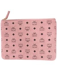 MCM - Zip-Top Clutch - Lyst