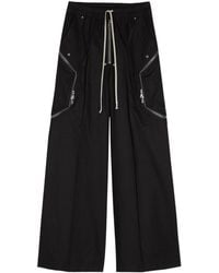 Rick Owens - Heizer Belas Wide-Leg Cotton Cargo Trousers - Lyst