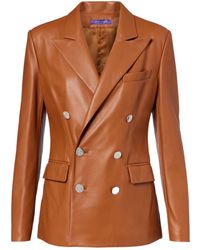Ralph Lauren - Camden Leather Blazer - Lyst