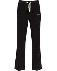 Palm Angels - Logo Embroidered Drawstring Pants - Lyst