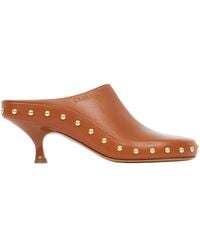 Chloé - Chloé Junie Heeled Mules - Lyst
