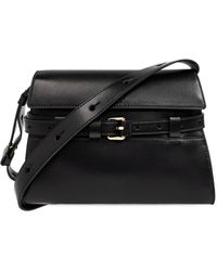 Moschino - Tie Me Foldover Top Crossbody Bag - Lyst