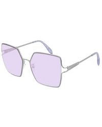 McQueen - Logo Sunglasses - Lyst