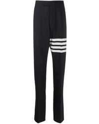 Thom Browne - Bar Striped Detail Trousers - Lyst