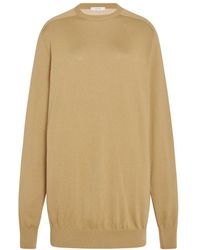 The Row - Long-Sleeved Round-Neck Sweater - Lyst