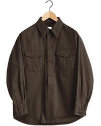 Lemaire - Long-Sleeve Cotton Shirt - Lyst